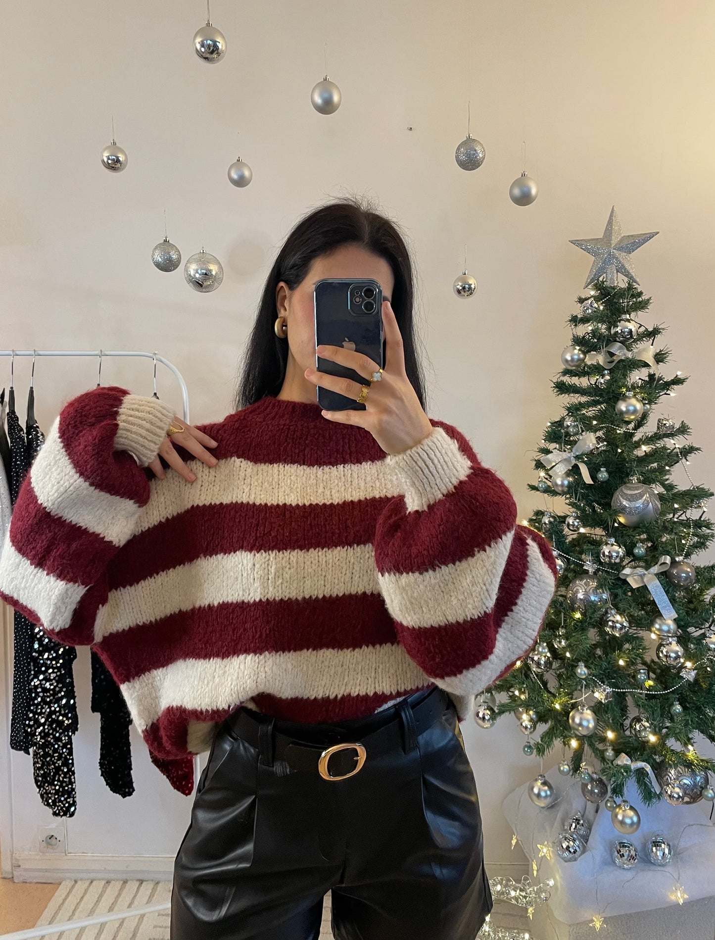 PULL AMBRE BORDEAUX