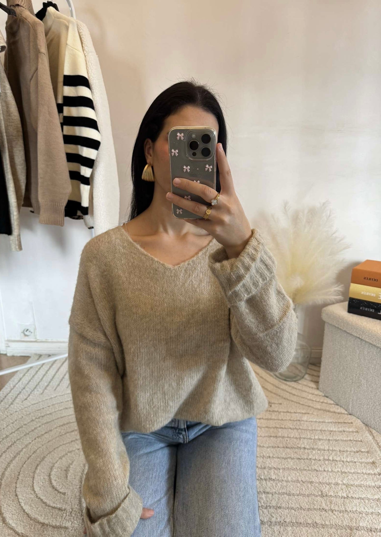 PULL LOUNA BEIGE