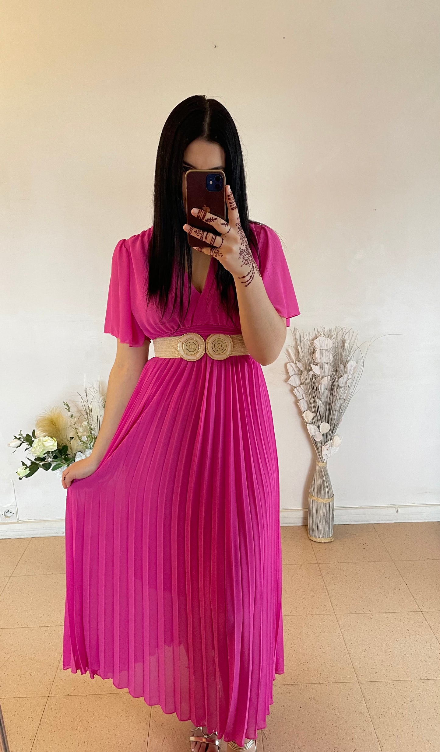 ROBE RANIA FUSCHIA