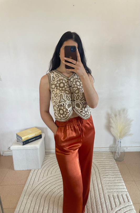 PANTALON AMALIA TERRACOTTA