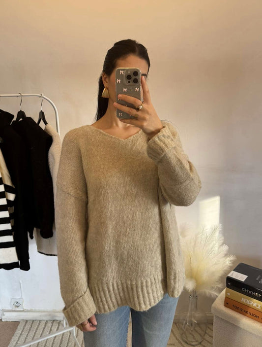 PULL LOUNA BEIGE